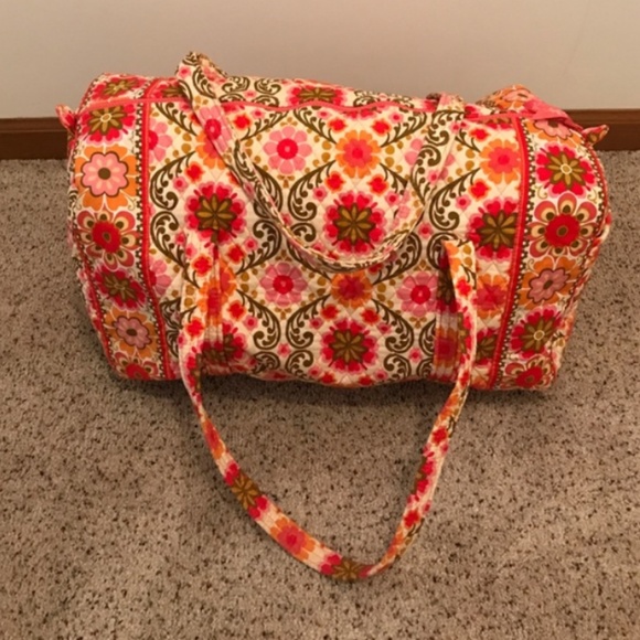 Vera Bradley Handbags - Vera Bradley Retired Folkloric Large Duffel Bag